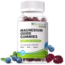 ZA 'ZA K ORGANICS Magnesium Oxide Gummies, Magnesium Oxide 500mg med Ashwagandha & vitamin B12 til søvn, nerve, Muscle, Bone & Heart Health, Magnesium Chewable Supplement for voksne børn, Vegan, 60