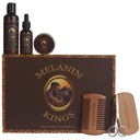Melanin Kings Beard Grooming Kit til mænd - Formulaer med antikke afrikanske naturlige ingredienser
