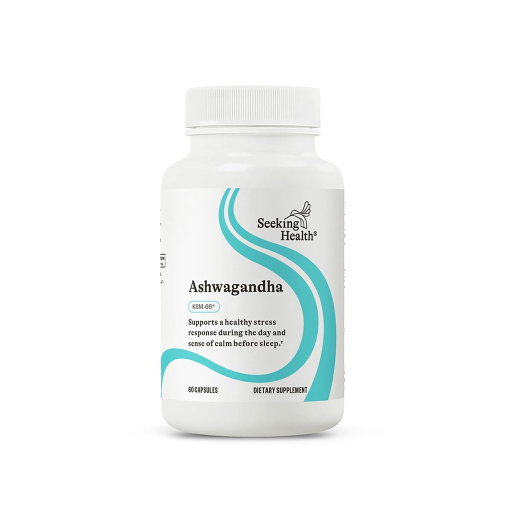 Søg Health Ashwagandha Extract, Potent 467 mg Natural Ashwagandha med 5% Hitanolid, Supports Balanced Mood, Focus, and Sleep, Vegan og Vegetar (60 kapsler) *