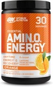 Optimum Nutrition Amino Energy - Pre Workout with Green Tea, BCAA, Amino Acids, Keto Friendly, Green Coffee Extract, Energy Powder - Orange Cooler, 30 Servings (Packaging May Vary)