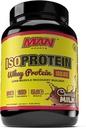 MAN Sports ISO- Protein 100% Pure Whey Protein Isolate Powder, Chokolade Mælk, 2 pund