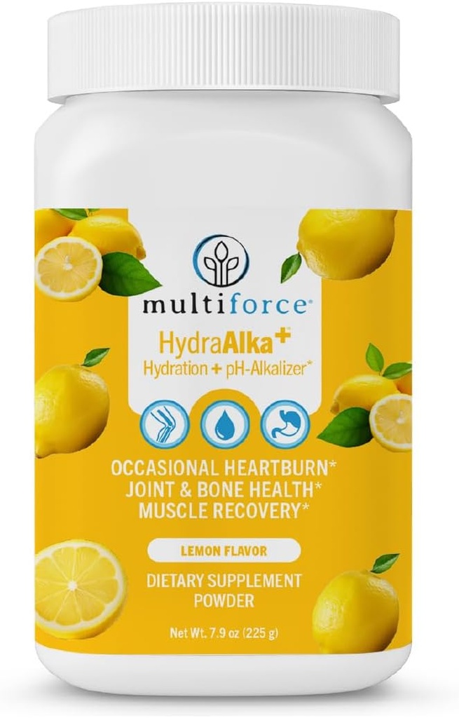 HydraAlka + Premium Alkalizing Supplement124; Beats Acid & Non- chronic Heartburn • 124; Hydrater med Elektrolytes • 124; Understøtter pH Balance, Muscle Recovery & Bone Sundhed • 124; 30 Servere, 3 Flager