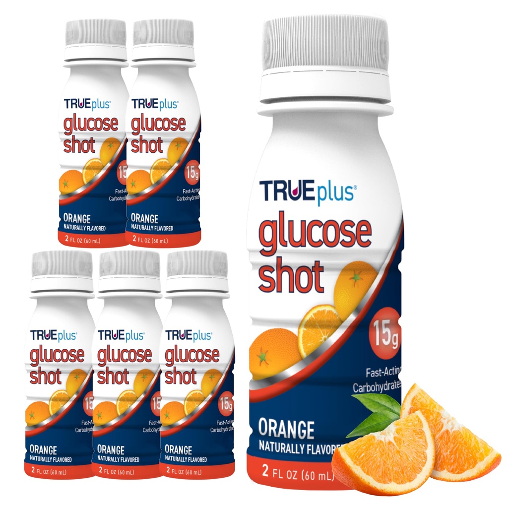 TRUEplus Glucose Shots 6 Flasker - Orange