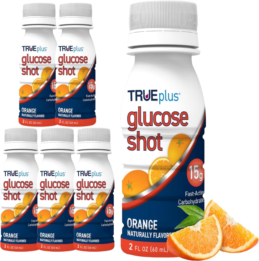 TRUEplus Glucose Shots 6 Flasker - Orange