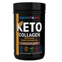 Superior Source Keto Collagen - Collagen Protein Powder with MCT Oil - Supports Hair, Skin, Nails & Joint Health - Dairy-Free - Chocolate, 14 oz