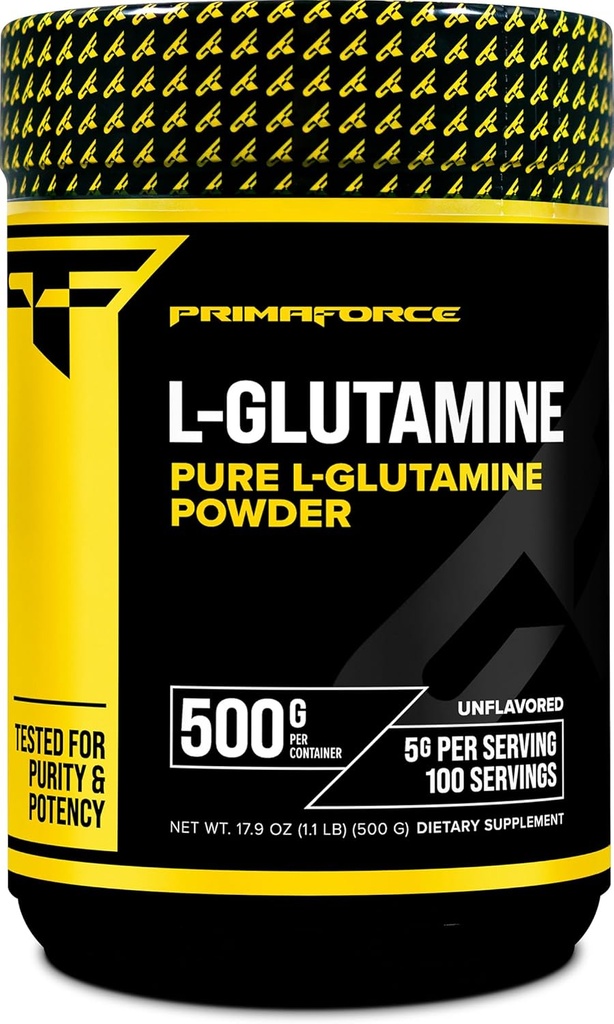 Primaforce L- Glutamin Powder 500 Bedste (1.1 LBS)