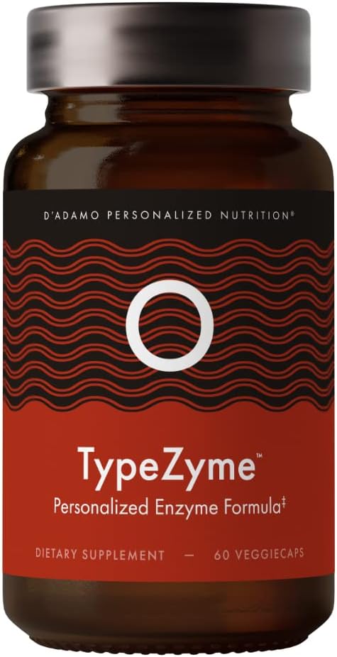 D 'Adamo Personaliseret Nutrition TypeZyme - fordøjelsesenzymer (blodtype O)