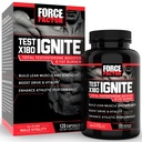 Force Factor Test X180 Tænding i alt Testosteron Booster for mænd med bukkehorn frø og grøn te ekstrakt til at opbygge Lean Muscle, Boost Energy, og forbedre ydeevne, 120 Greve