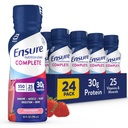 Sikre COMPLETTE Nutrition Rystes med 30g Protein, immunforsvar Nutrienter, Chokolade og Jordbærsmag, Pakninger af 24 (10 fl oz)