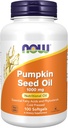 Now Supplements, Pumpkin Seed Oil 1000 mg med essentielle fedtsyrer og phytosteroler, Cold Pressed, 100 Softgels