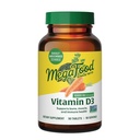 MegaFood Vitamin D3 1000 IE (25 mcg) - D-vitamin Kosher - 90 tabletter, 90 servering