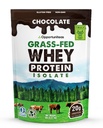 Opportuniteas Grass Fed Chocolate Whey Protein Isolate Powder - 20g Protein Powder uden kunstige sødestoffer, Hormon-Free Cows, Ikke GMO - 5lb
