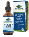 Pure Mountain Botanicals St Johns Wort Tinktur - Kosher Liquid St. John 's Wort Alkohol- Free Extract 500mg Vegan Supplement