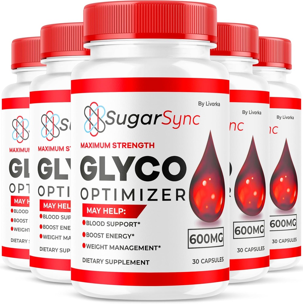 LIVORKA (5 Pack) Sugar Sync Glyco Optimizer, Sugar Sync Glyco, SugarSync Glyco Optimizer, SugarSync Glyco, Sugar Sync Glyco Optimizer, Sugar Sync Glyco Optimizer Anmeldelser, 150 Kapsler