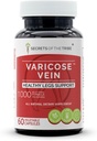 Secrets of the Tribe - Varicose Vein, Sund Ben Support, Herbal Supplement Blend (60 kapsler)