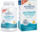 Nordic Naturals Ultimate Omega, Lemon Flavor - 210 Soft Gels - 1280 mg Omega-3 - Højpotens Fish Oil med EPA & DHA - fremmer hjerne & hjerte sundhed - non-GMO - 105 Serveringer