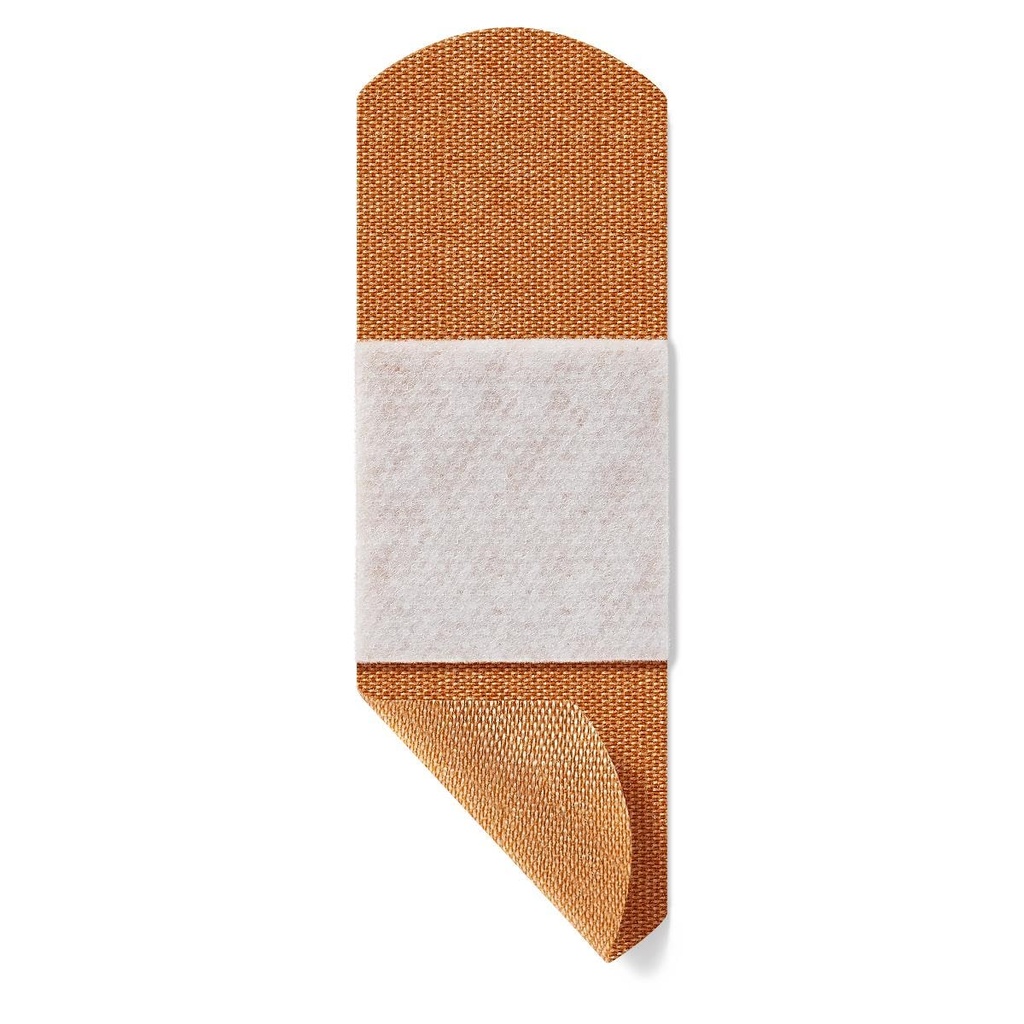 Curad Quick Strip Fabric Adhesive Bandages med Easy Application Wrapper, Bandage Størrelse er 1 x 3 inches, 100 Greve
