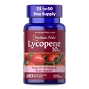 Puritans Pride Premium Lycopene 10mg, Kosttilskud til Prostata, Antioxidant, Heart Health, og Samlet Sundhedsstøtte, 100 Rapid Release Softels