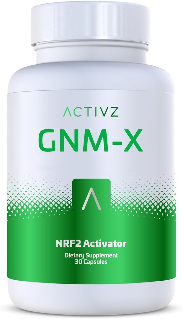 ACTIONSZ GNM- X - Nrf2 Aktivator til genetisk celleforsvar og forbedret velvære - understøtter lang levetid og epigenetisk sundhed - 30 kapsler