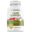 Liver Support - Natural Milk Thistle and Zinc Supplement - Helps Detox and Cleanse The Liver, Supports Digestive Health and Detoxification - 60 Veggie Capsules (30 Days Supply)