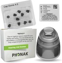 Phonak Cap 4.0 Dome XSmall (0,18 inches = 4,5mm) -Ægte OEM Schweiz Udskiftning af Sonova, høreapparat Domer for meget smallere Øre Sizes- 1 Pack / 10 Domer i alt