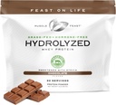 Muscle Feast Hydrolysed Whey Protein Powder, Grass Fed- og alle naturlige Hormone- Free, Hydro Whey Powder til mænd og kvinder, Gluten Free, Non- GMO, lækker Hydrolysed Protein Powder, Chocolate, 2lb