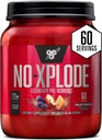 BSN N.O.-XPLODE Pre Workout Supplement med Creatin, Beta- Alanine, og energi, Frugt Punch, 60 Servering, 2.45 Pound (Packaging May Vary)