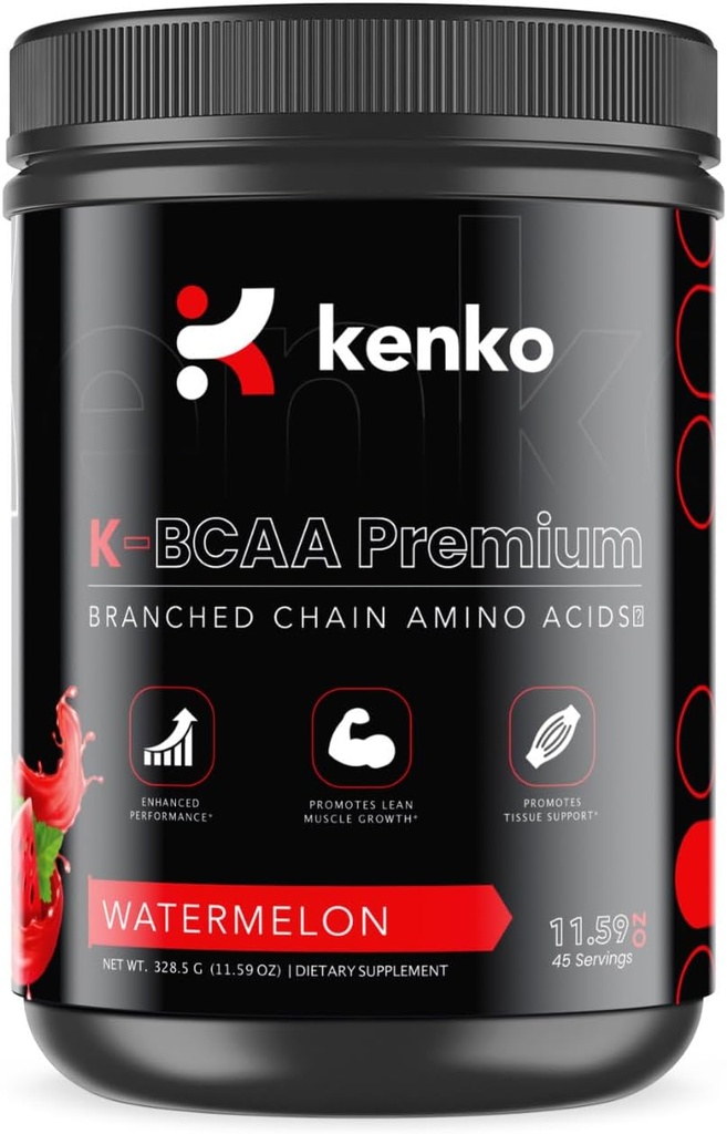 Kenko essentials K- BCAA Premium, Branched- Chain Aminosyrer (Watermelon)