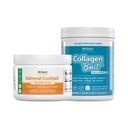 Jigsaw Health Bundle Buddy 124; Adrenal Cocktail, 60 Servere (Jar), og Collagen Boost, 30 Servere (Jar)