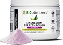 BIOptimizer Magnesium Breakthrough Drink - 8 former for Magnesium, Electrolytes, Sleep Health, Stress, Muscle Recovery, Heart Support, 124; Glycinate, Citrate, Malat - Fruit Punch