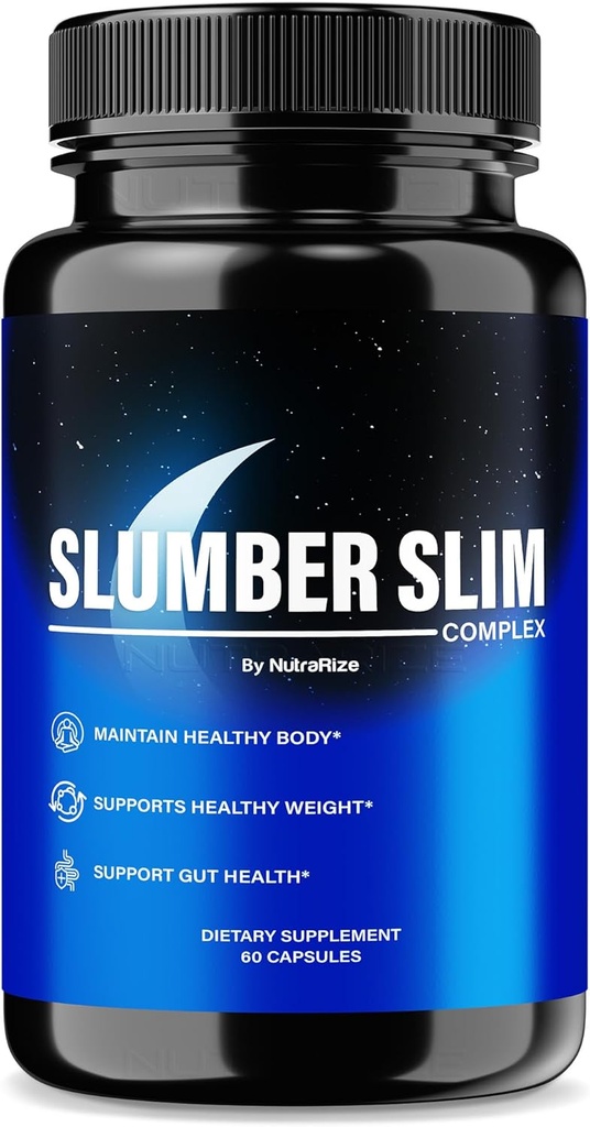 Slumber Slim vægttab, Officiel SlumberSlim Complex Formel, Alle naturlige piller til støtte Fitness og Samlet Wellness, Premium Keto Kapsler, Slumber Slim Anmeldelser (60 Kapsler)
