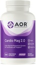 AOR, Cardio Mag 2.0, Understøtter en sund hjerte, muskelfunktion og energi, Magnesiumtillæg, 30 portioner (120 kapsler)