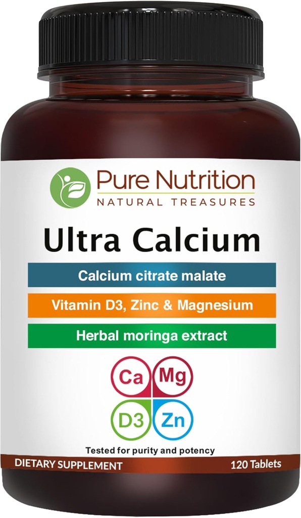 Pure Nutrition Ultra Calcium 1000mg med VIT D3 + K2
