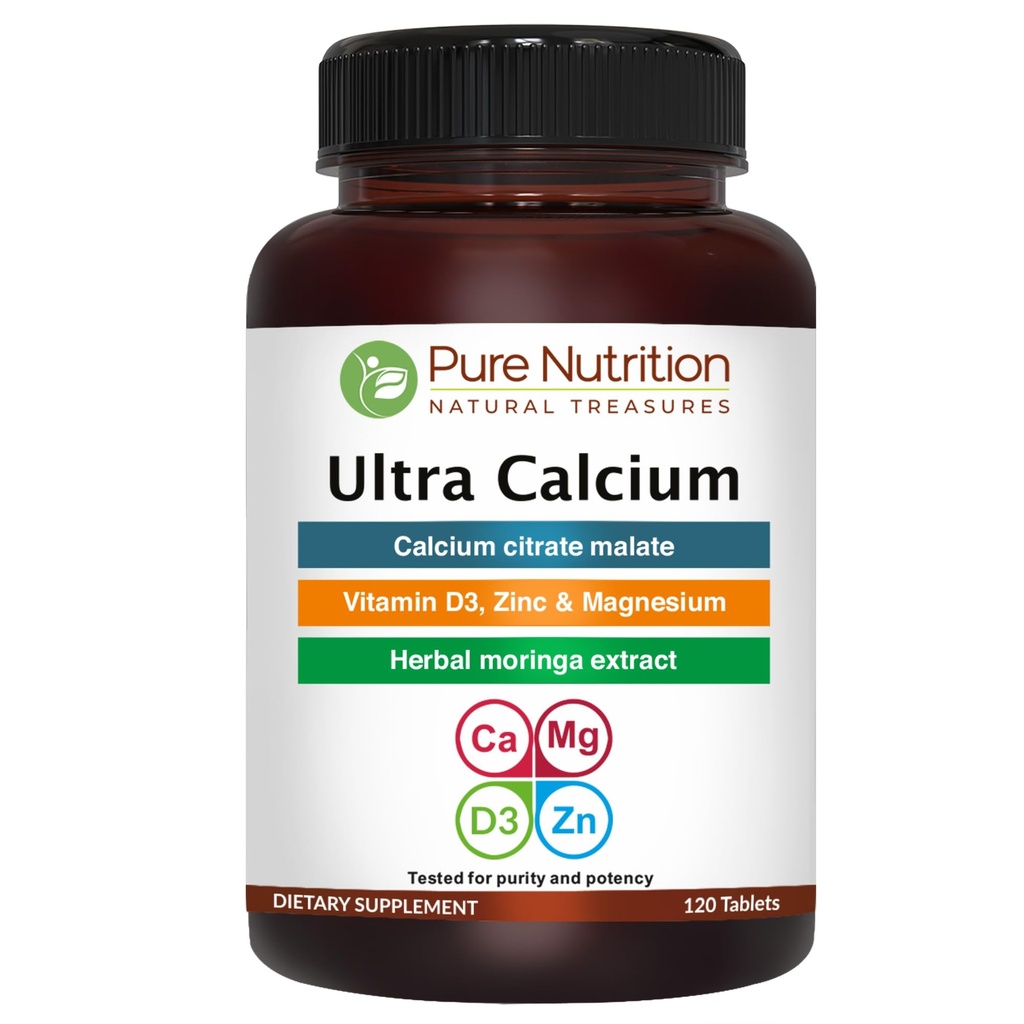 Pure Nutrition Ultra Calcium 1000mg med VIT D3 + K2