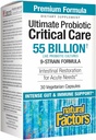 Naturlige faktorer Ultimate Probiotisk Kritisk Care, Understøtter Intestinal Restaurering, 9 Stammer, 55 Millioner CFU