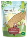 Food to Live Organic Amla Berry Powder (Amalaki), 8 Oz non-GMO indisk Gooseberry, Raw, Pure, Finely Ground, Kosher, Vegan. Rig på antioxidant, C-vitamin, god til smoothies, shakes, yoghurt, safter