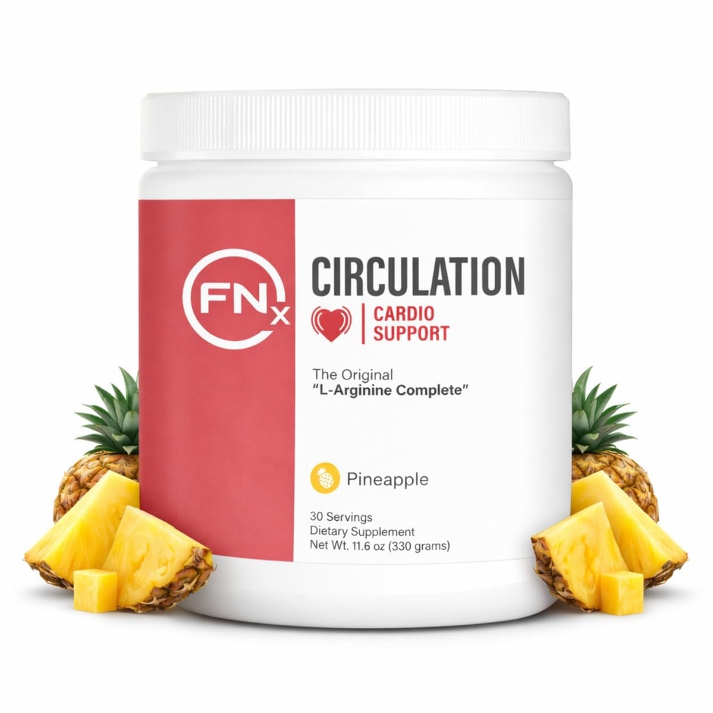 L- Arginin Complete, Ananas - 5000mg L Arginin, nitrogenoxid Booster, Natural Supplement, Øger energi og Endurance