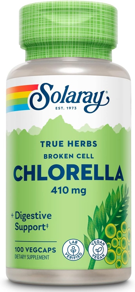 SOLARAY Brækket Cell Chlorella 410 mg