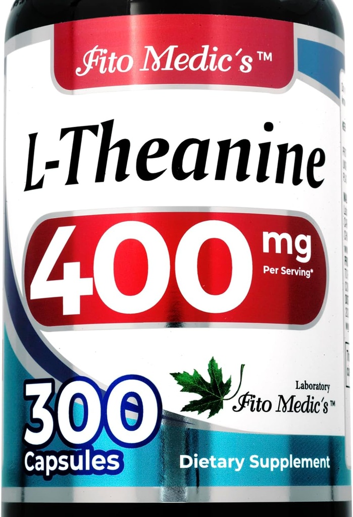 FITO MEDIC'S Lab | l theanine |300 Capsules |400 mg| theanine Supplement | ltheanine | Concentrate Extract | l theanine Supplement | Ultra high Absorption.