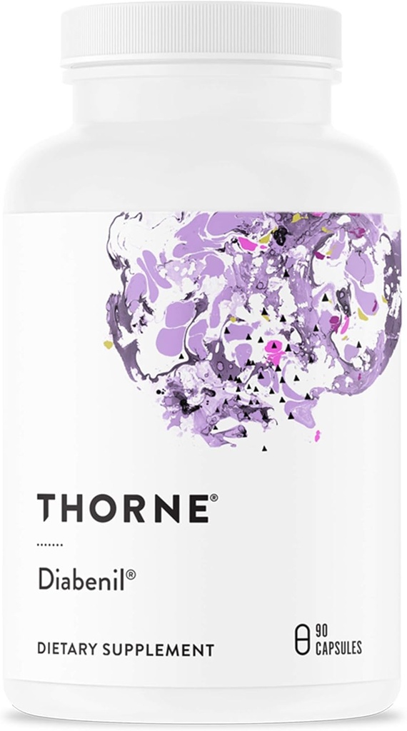 THORNE - Diabenil - Støtte til opretholdelse af sundhed * - med krom, ALA og Quercetin Phytosome - 90 kapsler