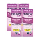 Monistat Chafing Relief Powder Gel, Long- Language Anti- Chafing Protection for Bikini Area, Thirs and Bra Lines, 1,5 Oz, Pack of 4