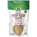 Now Foods, Organic Hamp Seed Hearts, High in Protein and Iron, with Omega-3 and Omega-6 Fedtsyrer, Raw and Hulled, 8-Ounce (Packaging May Vary)