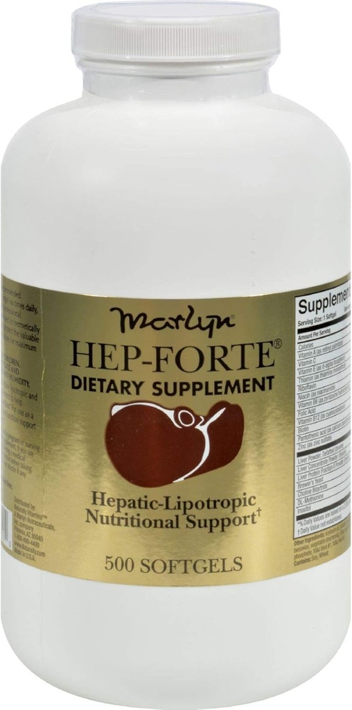 Naturligvis Vitaminer Marlyn Hep- Forte - 500 Softgels