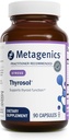 Metagenics Thyrosol - Vitamin & Mineral supplement til sund thyreoideastøtte & Stress- Relaterede Træthed * - med zink, Selen & Rhizoe ekstrakt - 90 kapsler