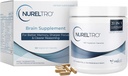 Nureltro® Brain Supplements for Memory and Focus, 120 Capsules - Nootropics Brain Support Supplement, Focus Supplement, Comprehensive Brain Health Supplements for Adults and Seniors, Caffeine-Free