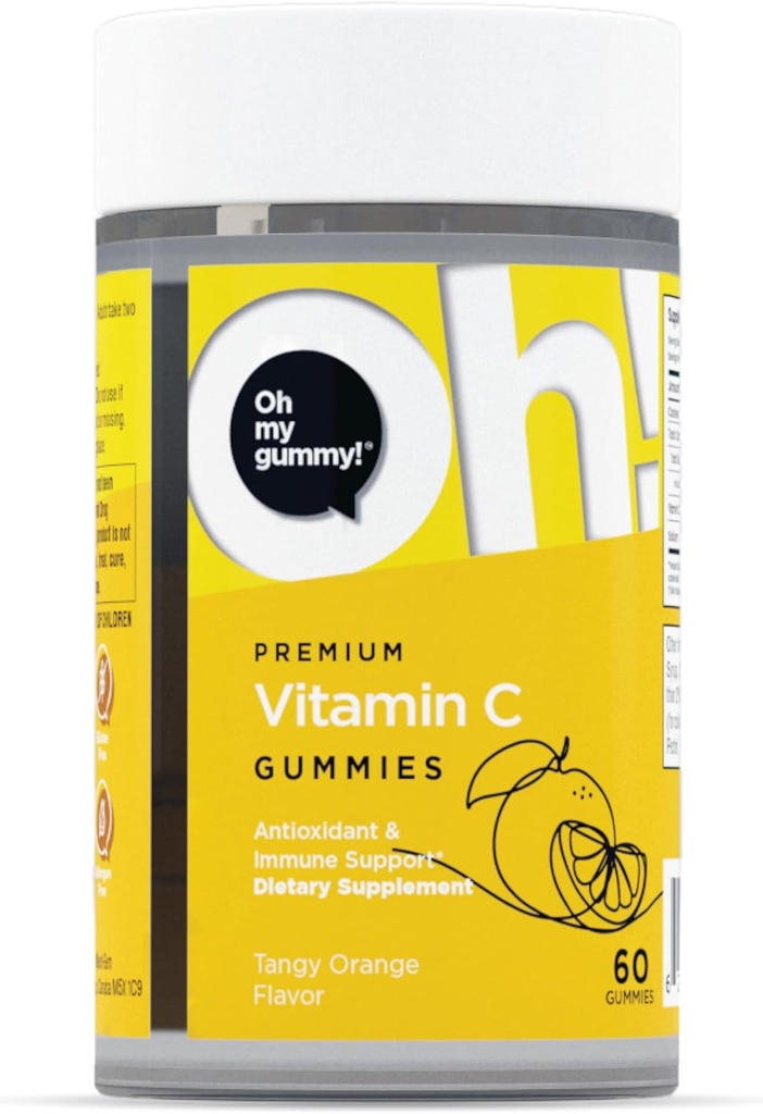 Oh My Oh Vitamin C Gummies for voksne og børn - Supplement for immunitet, ben og muskel sundhed - Hjælper Body Store Jern