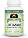 Source Naturals Vegan True Glucosamin, Promoces Sund Joints *, 750 mg - 60 tabletter