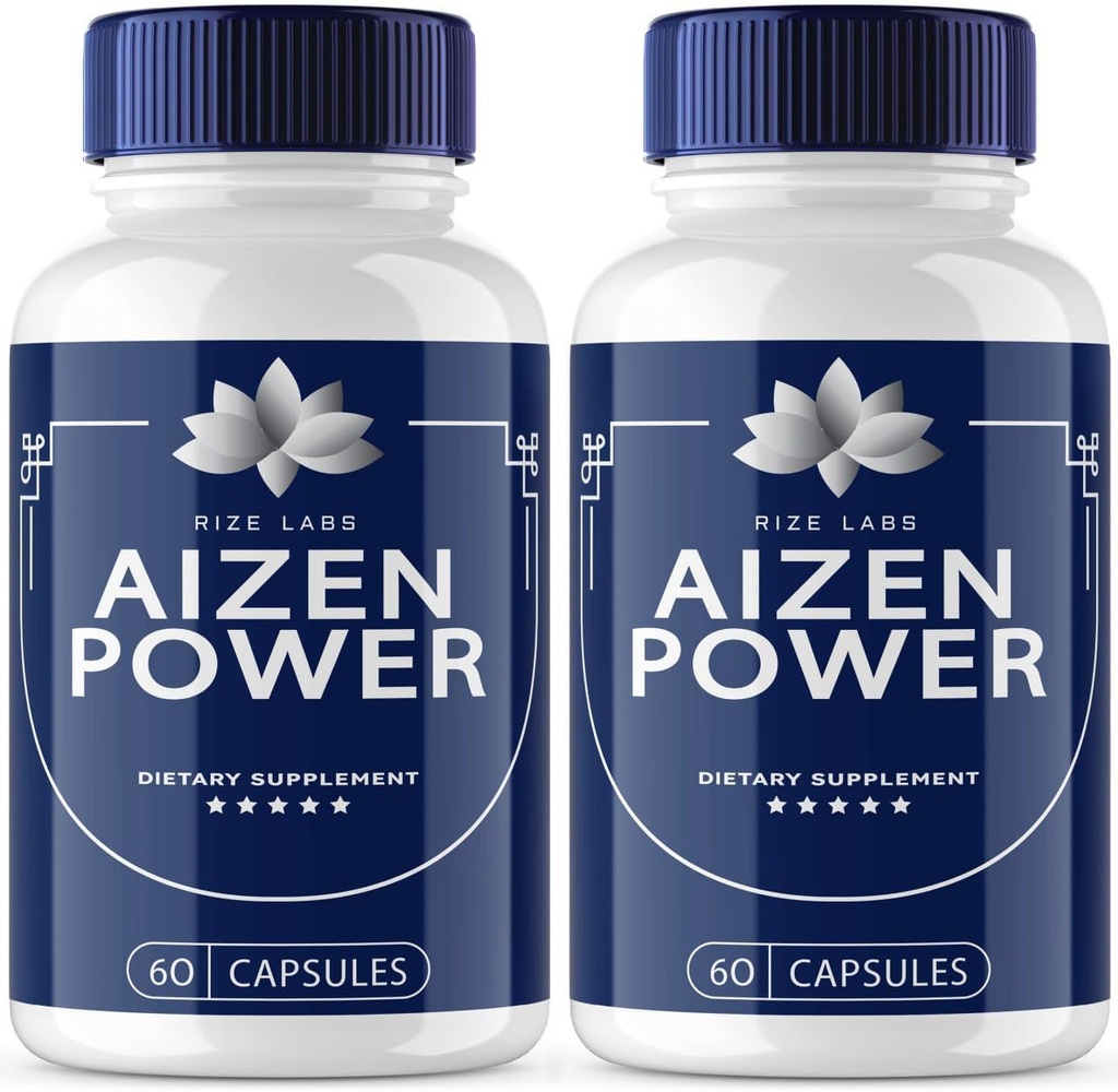 rize laboratorier - Aizen Power for mænd, Alle naturlige mandlige supplement til Boost energi og ydeevne (120 kapsler)